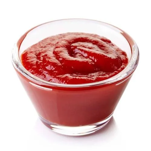 Glossy tomato ketchup and thick sauce bowls — starch-based thickener systems for sauces, gravies and condiments