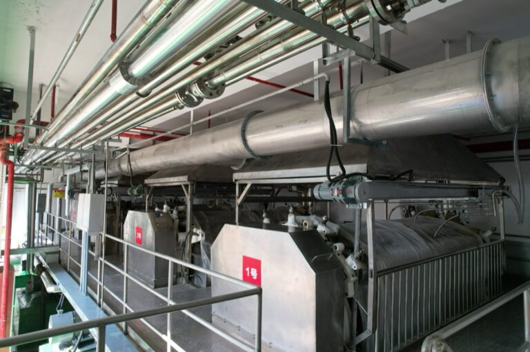Starch manufacturing factory workshop production line