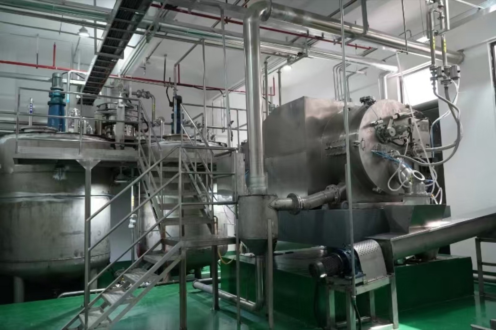 GFMStech modified starch production workshop at the Suzhou factory